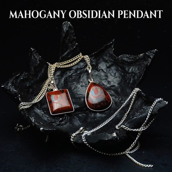 Mahogany Obsidian Pendant