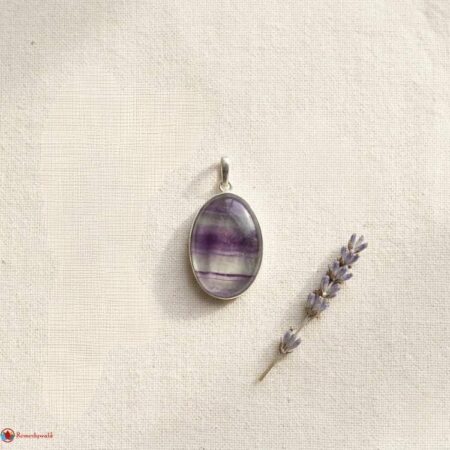 Multicolor Fluorite Pendant