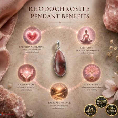 Rhodochrosite Pendant