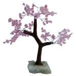 Rose Quartz Tree 150 Beads Rought Stone Base