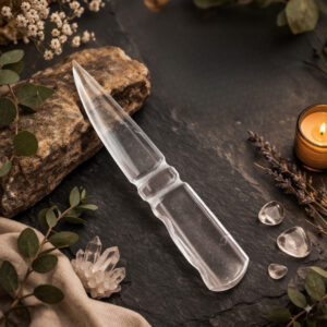 Clear Quartz Crystal Knife