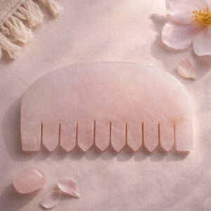 Rose Quartz Comb