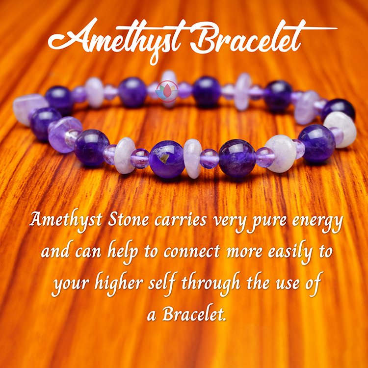 Amethyst - Lilac Amethyst Bracelet - Spiritual Growth - Minera Emporium  Crystal & Mineral Shop