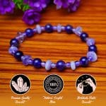 Amethyst 4mm 8mm bati