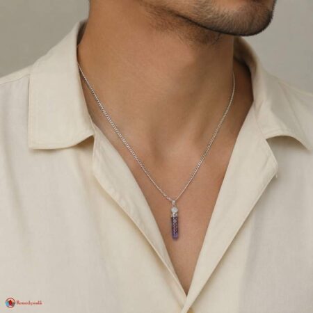 Lepidolite 7 Chakra Ball Pencil Pendant