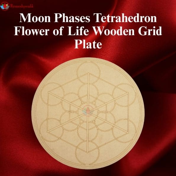 Metatron’s Cube Crystal Grid Plate