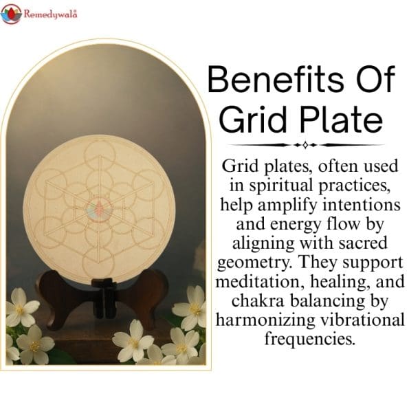 Metatron’s Cube Crystal Grid Plate