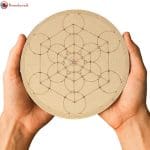 Metatron’s Cube Crystal Grid Plate