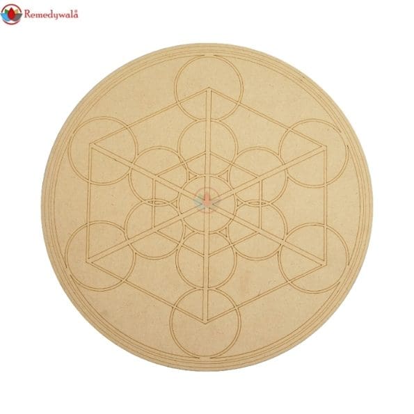 Metatron’s Cube Crystal Grid Plate