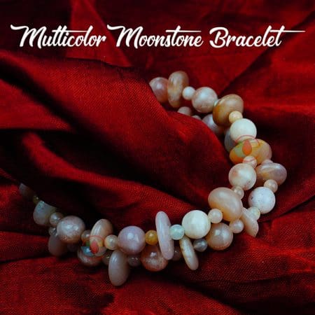 Multicolor Moonstone Wati Bracelet – Remedywala