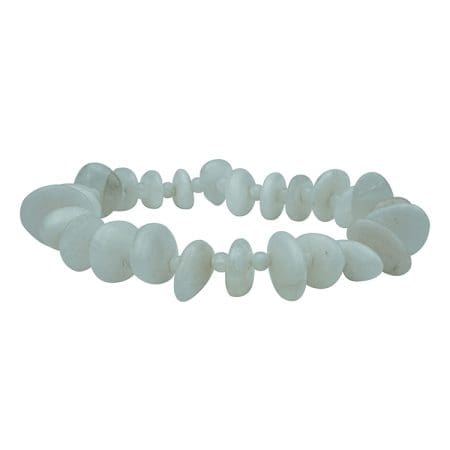White Agate Wati Bracelet 4 mm - Remedywala
