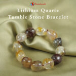 Lithium Quartz Tumble Stone Bracelet