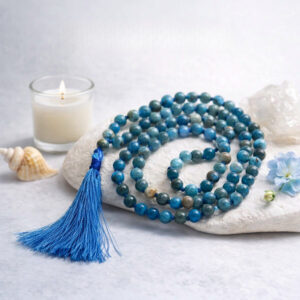 Apatite 6mm Japa Mala 108 Beads With Certificate