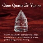 Clear Quartz SriYantra