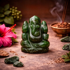 Green Jade Ganesha
