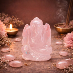 Rose Quartz Ganesha