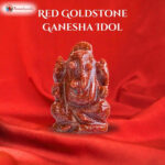 Red Goldstone Ganesha