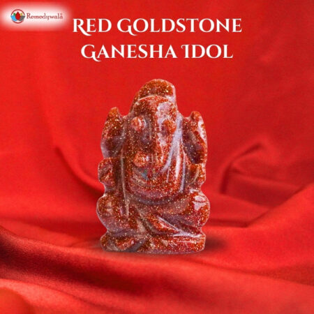 Red Goldstone Ganesha
