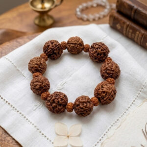 5 Mukhi Big and Small Rudraksha Bracelet