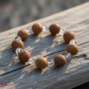 Clear Quartz & Bodhi Bead bracelet