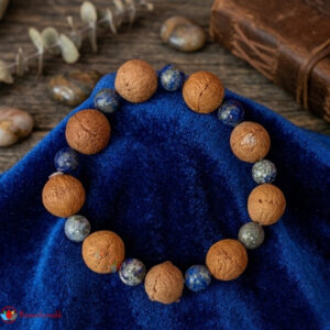 Lapis Lazuli & Bodhi Bead Bracelet