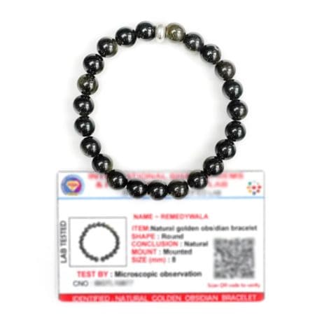 Golden Obsidian Bracelet