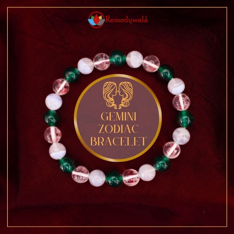 Buy Gemini Zodiac Crystal Bracelet Online in India - Mypoojabox.in