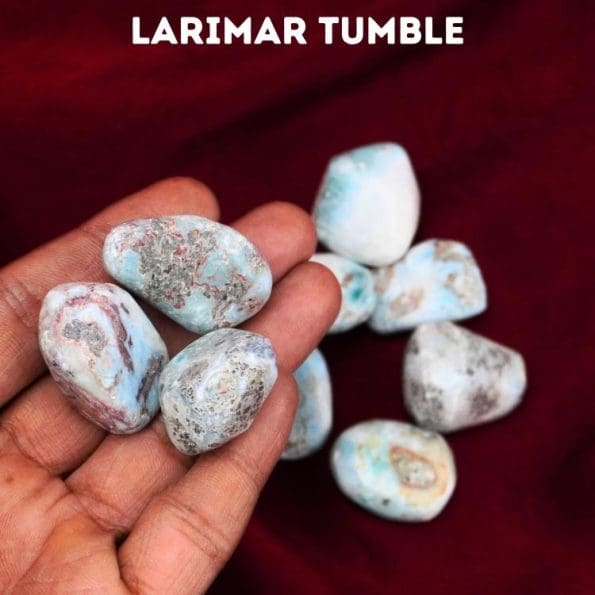 Larimar Tumble Stones
