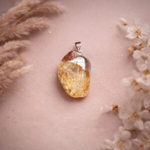 Citrine Tumble Stone Small Pendant