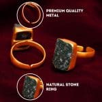 Green Jade Rough Stone Ring