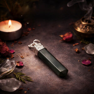 Bloodstone Pencil Pendant