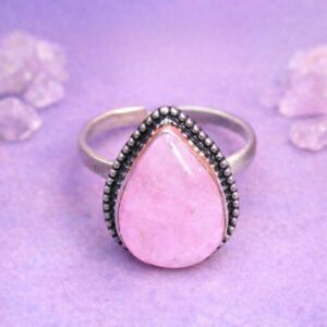 Rose Quartz Stone Ring