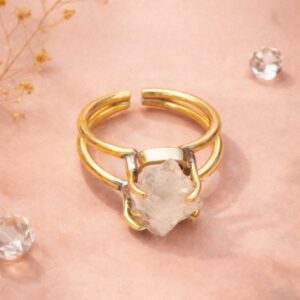 Rutile Raw Stone Ring