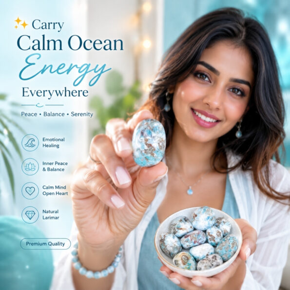 Larimar Tumble Stones