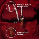 Multicolor Fluorite Double Terminated Pendant