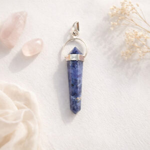 Sodalite Double Terminated Pendant