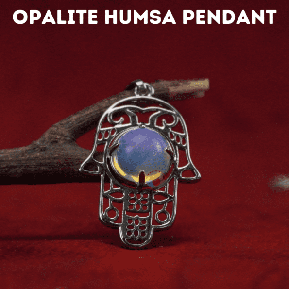 Opalite Humsa Pendant