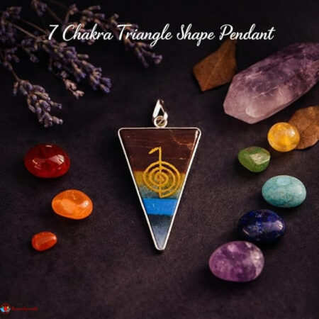 7 Chakra Triangle Shape Pendant