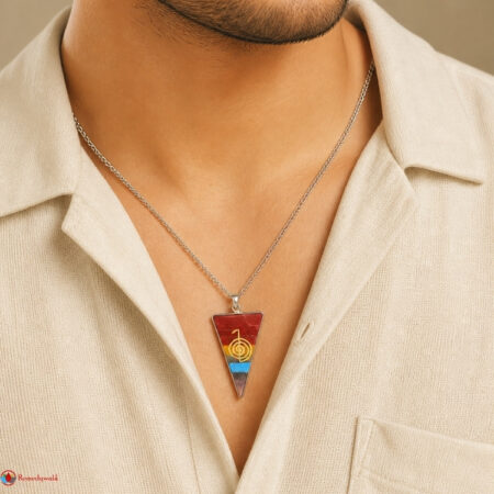 7 Chakra Triangle Shape Pendant