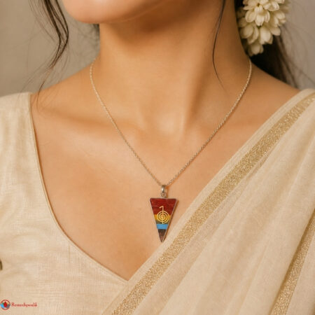 7 Chakra Triangle Shape Pendant