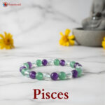 Pisces Zodiac Crystal Bracelet