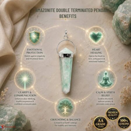Amazonite Double Terminated Pendant