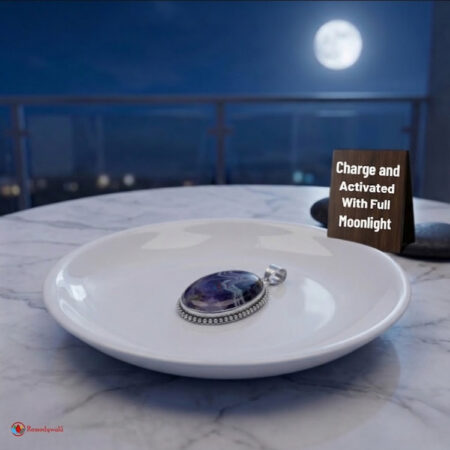 Amethyst Oval Shape Frame Pendant