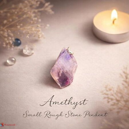 Amethyst Small Rough Stone Pendant