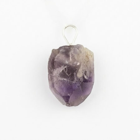 Amethyst Small Rough Stone Pendant