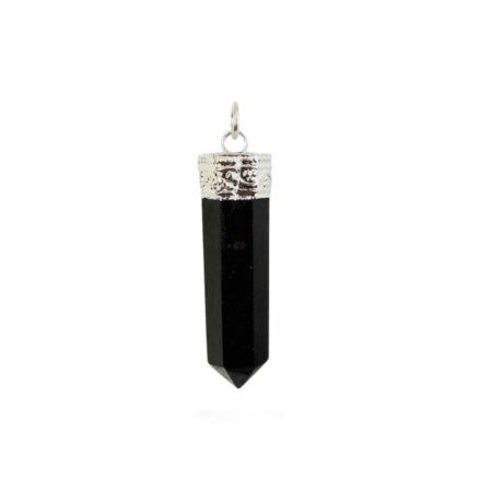 Black Shungite Pencil Pendant