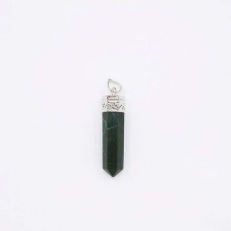Bloodstone Pencil Pendant