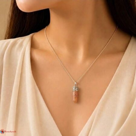Citrine Pencil Pendant