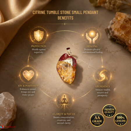 Citrine Tumble Stone Small Pendant
