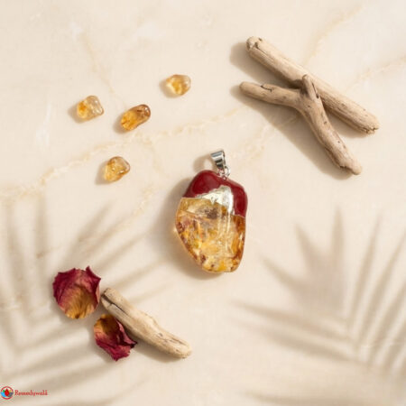 Citrine Tumble Stone Small Pendant